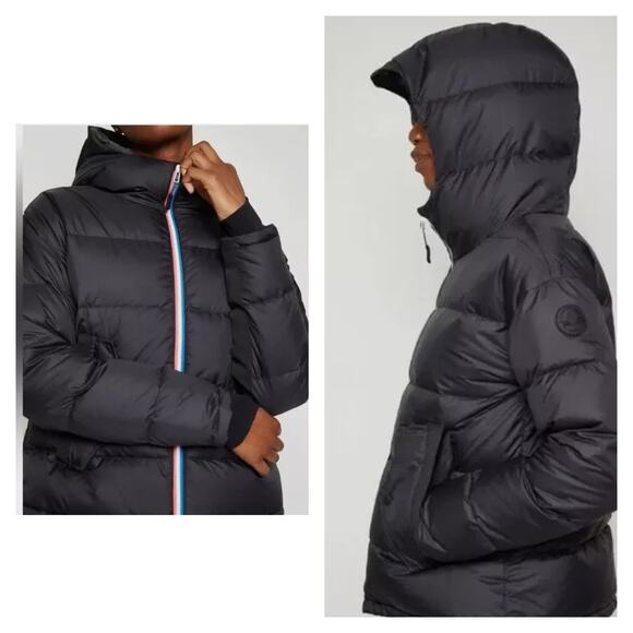 4 Laps FourLaps Black Women's Cover Down Jacket Goose Down Puffer - Size S - NWT - Picture 2 of 16